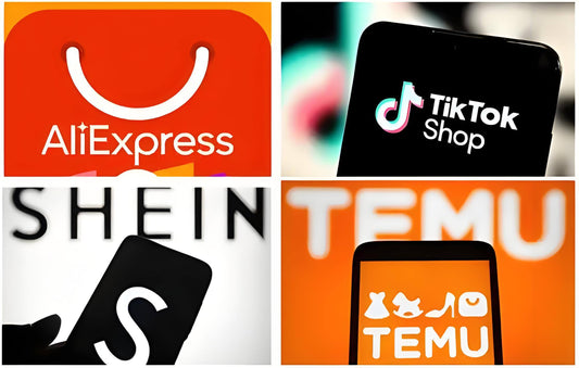 Comparison between China's four major overseas e-commerce platforms: shein, temu, aliexpress, tiktok and our brand website zazsy